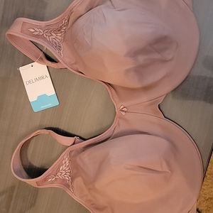 NWT DELIMIRA bra, underwire, minimizer, 42E